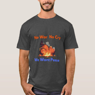 Camiseta "Sem guerra No Cry - Paz Advocacia