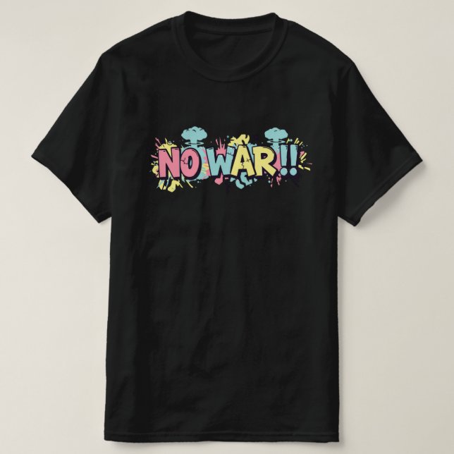 Camiseta Sem Guerras (Frente do Design)