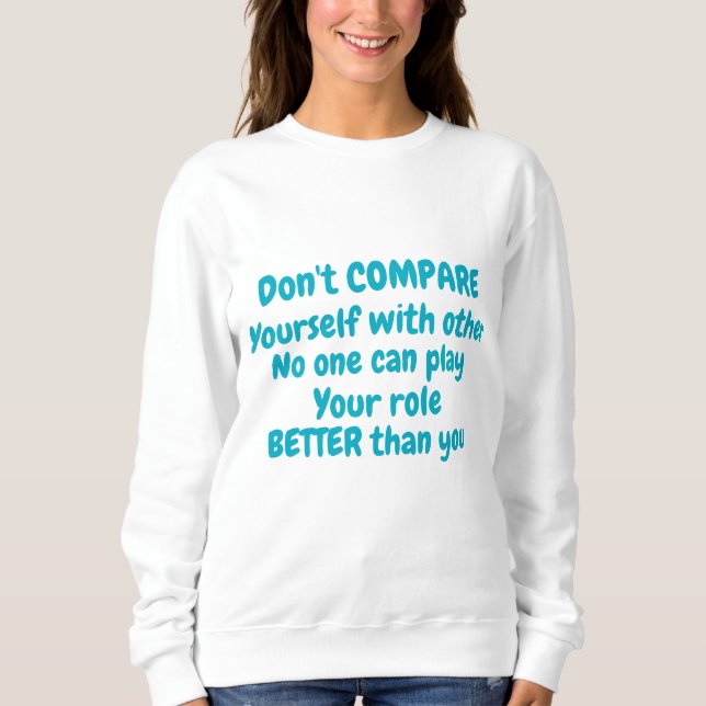 Camiseta Sem Igual Apenas Você Seu Papel, Seu Poder Um de U (Frente)