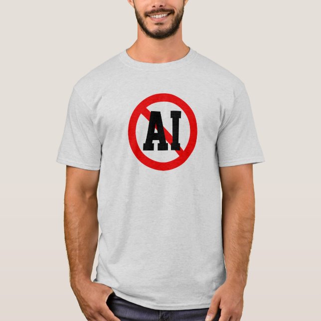 Camiseta Sem Inteligência Artificial (Frente)