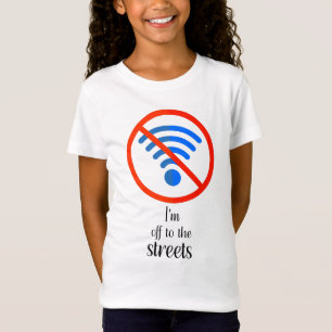 Camiseta "Sem Internet? Sem problemas!", cibernético cibern