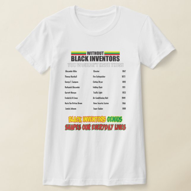 Camiseta Sem Inventores Negros (Postura )