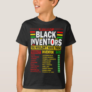 Camiseta Sem inventores negros não teríamos isto