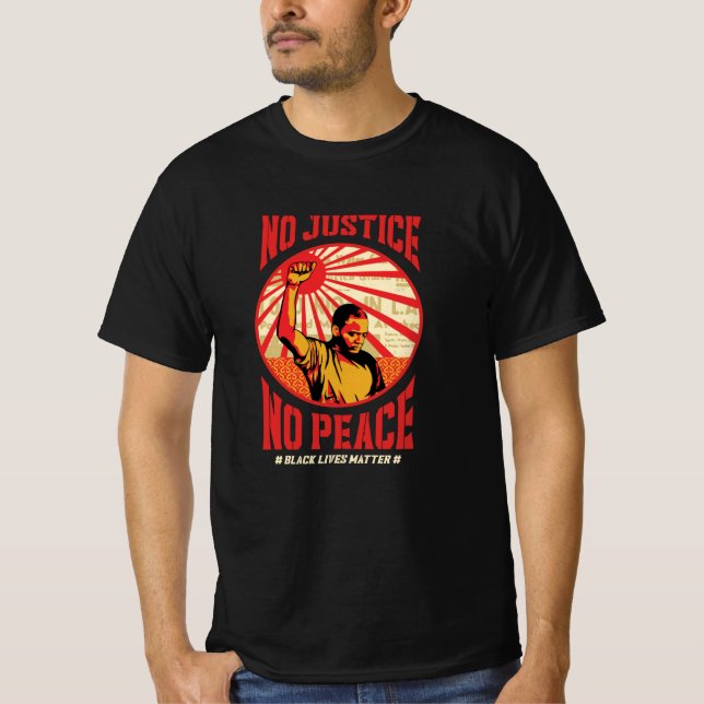 Camiseta sem justiça sem paz (Frente)