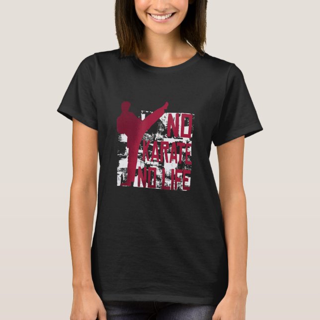 Camiseta Sem Karate Sem Artes Marciais (Frente)