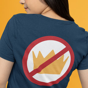 Camiseta SEM KINGS! Anti-Trump (Trás)