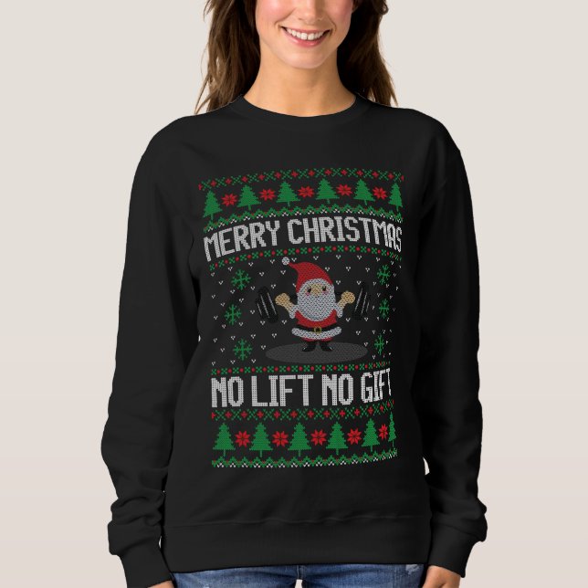 Camiseta Sem Levantamento Sem Presente Feliz Natal Doce Fei (Frente)