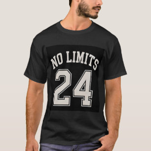 Camiseta Sem Limites 24 Estilo Motivacional Negrito