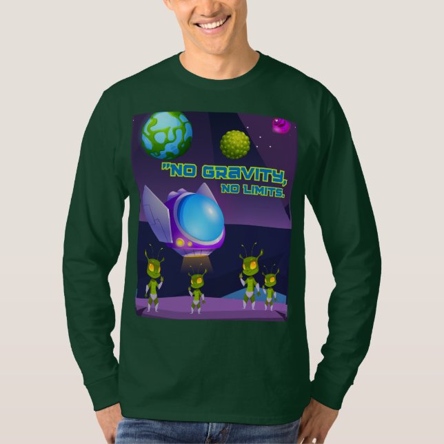 Camiseta Sem limites de gravidade (Frente)