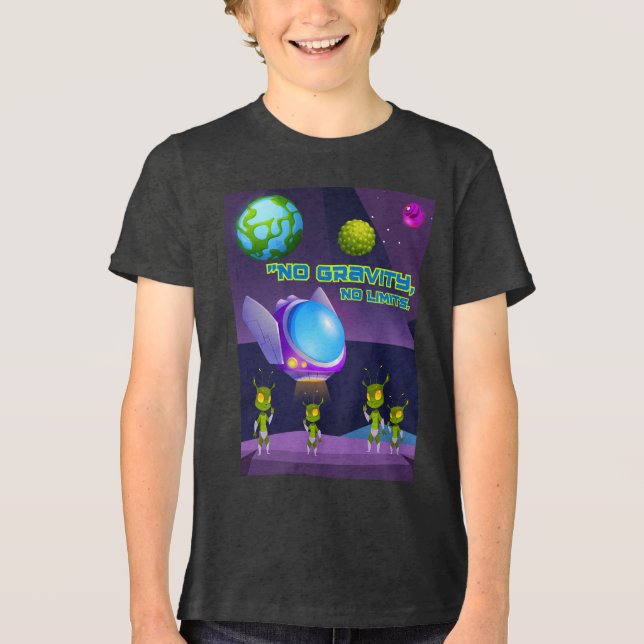 Camiseta Sem limites de gravidade (Frente)