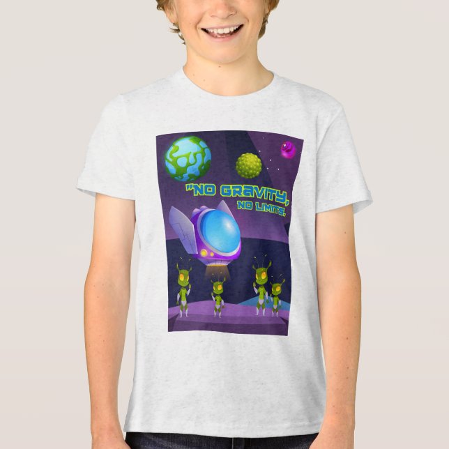 Camiseta Sem limites de gravidade (Frente)