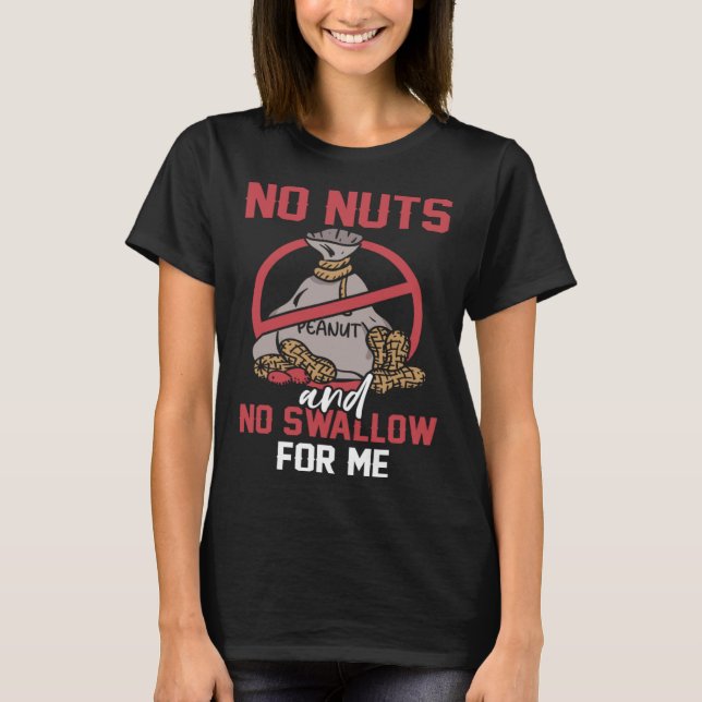 Camiseta Sem Loucos E Sem Engolir Para Mim Alergia Ao Amend (Frente)