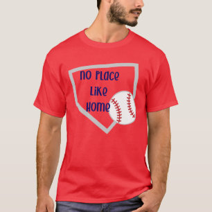Camiseta Sem lugar como camisa-T de homem de beisebol em ca