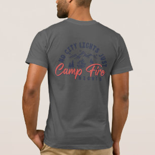 Camiseta Sem Luzes Da Cidade, Só Noites De Campfire