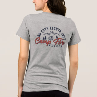 Camiseta Sem Luzes Da Cidade, Só Noites De Campfire