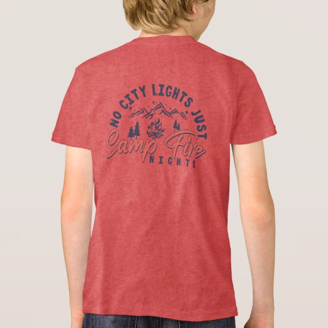 Camiseta Sem Luzes Da Cidade, Só Noites De Campfire (Verso)