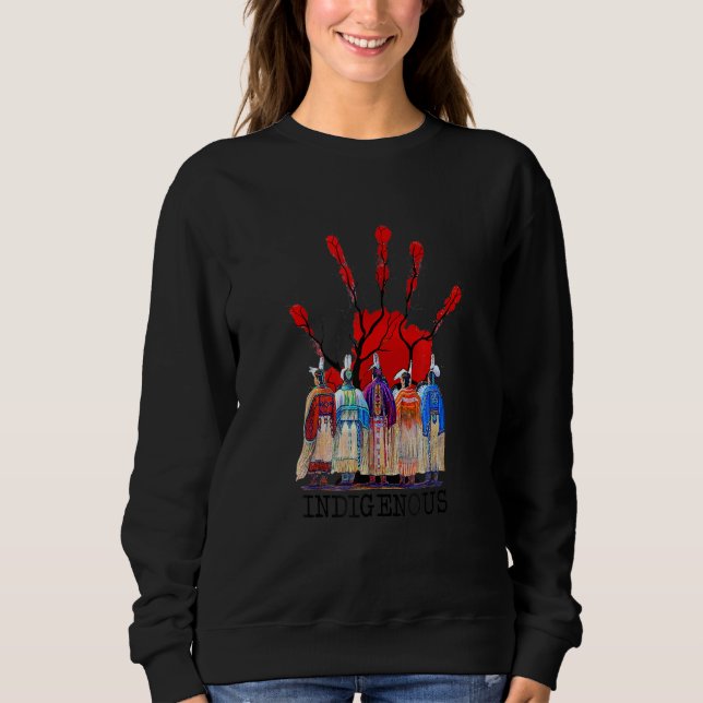 Camiseta Sem Mais Irmãs Roubadas MMIW Impressão (Frente)