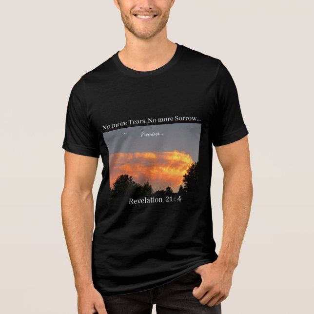 Camiseta Sem Mais Lágrimas, Sem Mais Sofrimentos p (Frente)