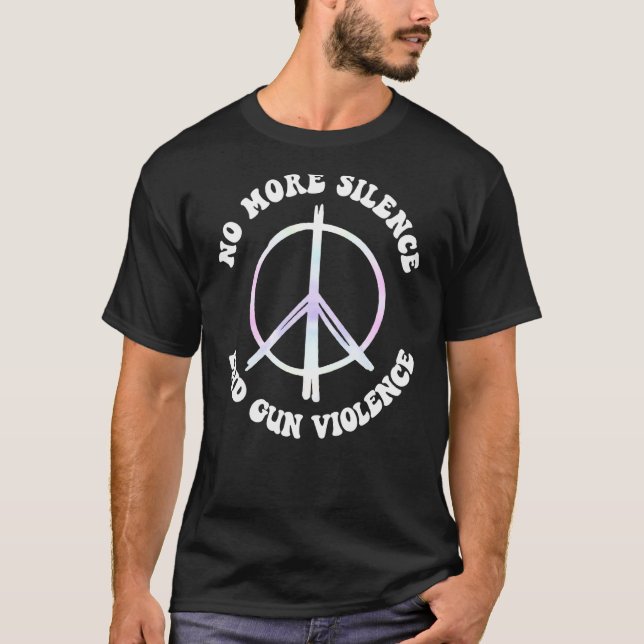 Camiseta Sem Mais Silêncio Acabar Com A Violência Das Armas (Frente)