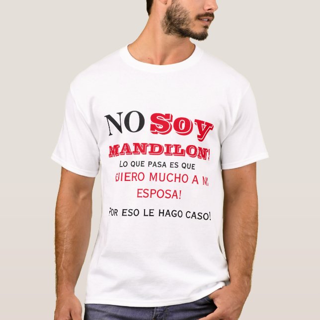 Camiseta Sem mandilo de soja grande (Frente)