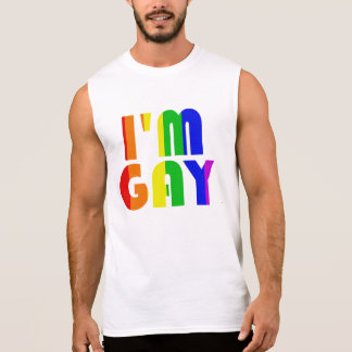 Camiseta Sem Manga Sou Gay