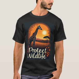 Camiseta sem Mangas Girafa da Savana