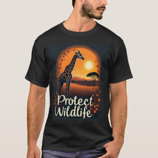 Camiseta sem Mangas Girafa da Savana
