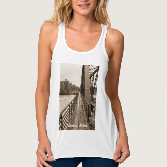 Camiseta sem Mangas Passarela da Ponte da Ferrovia (Frente)