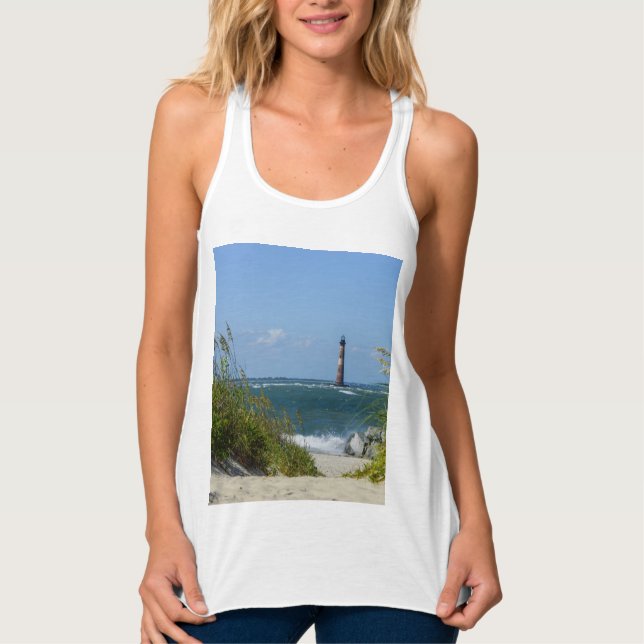 Camiseta sem Mangas Passarela do Farol da Ilha Mor (Frente)