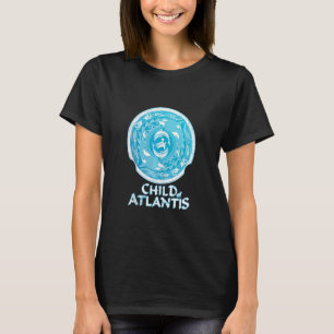 Camiseta sem Mangas Símbolo de Atlântida Tartaruga