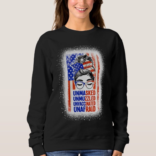 Camiseta Sem mascaramento Sem Muzzle Não Vacinado Sem Recei (Frente)