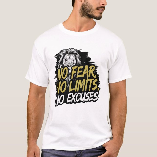 Camiseta Sem medo Sem limites Sem desculpas (Frente)