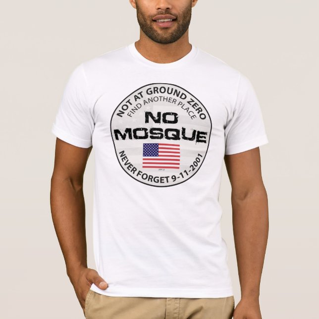 Camiseta Sem Mesquita No Ground Zero (Frente)