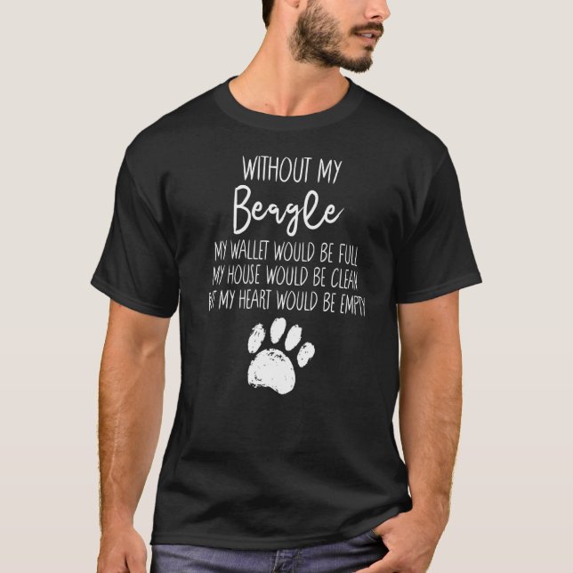 Camiseta Sem Minha Cachorra Cachorro Pup (Frente)