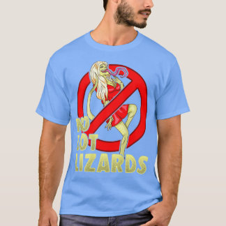 Camiseta Sem Muito Lizards Mens Truck Driver
