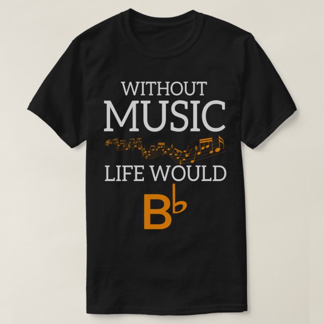 Camiseta Sem Música A Vida Bb (Frente do Design)