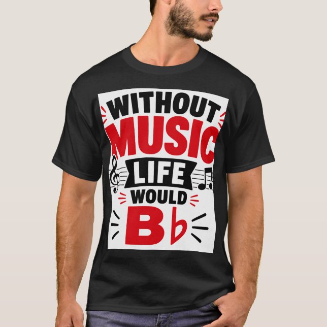 Camiseta Sem Música A Vida Seria (Frente)