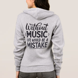 Camiseta Sem música a vida seria um erro