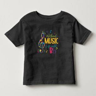 Camiseta Sem Música A Vida Seria Uma Nota Musical De Flat 