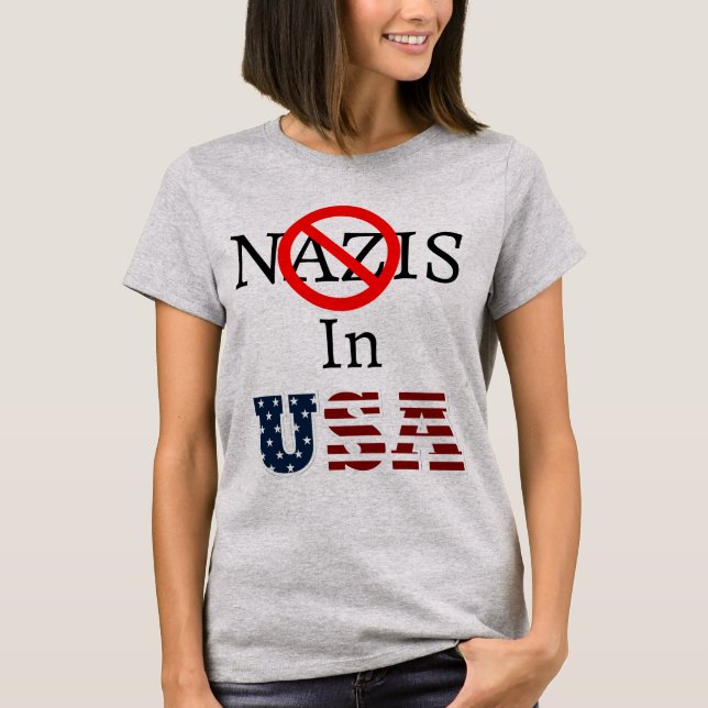 Camiseta Sem Nazistas (Frente)