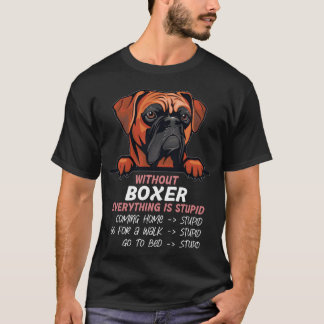 Camiseta Sem o Boer, tudo é um estúpido retrato de amigo de