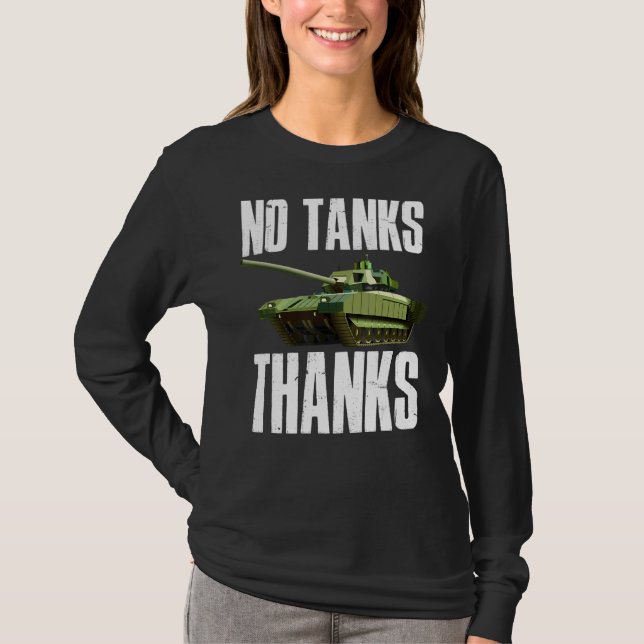 Camiseta Sem Obrigados de Tanques (Frente)