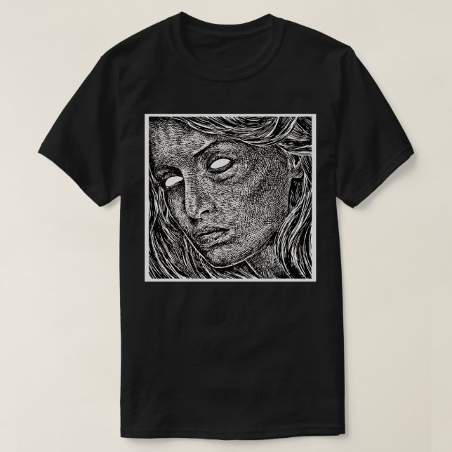Camiseta Sem olhos (Frente do Design)