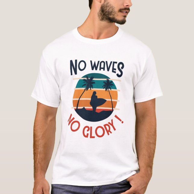 Camiseta Sem Ondas Sem Glória (Frente)