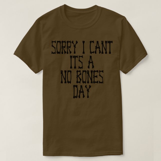 Camiseta Sem Ossos Dia 1 (Frente do Design)