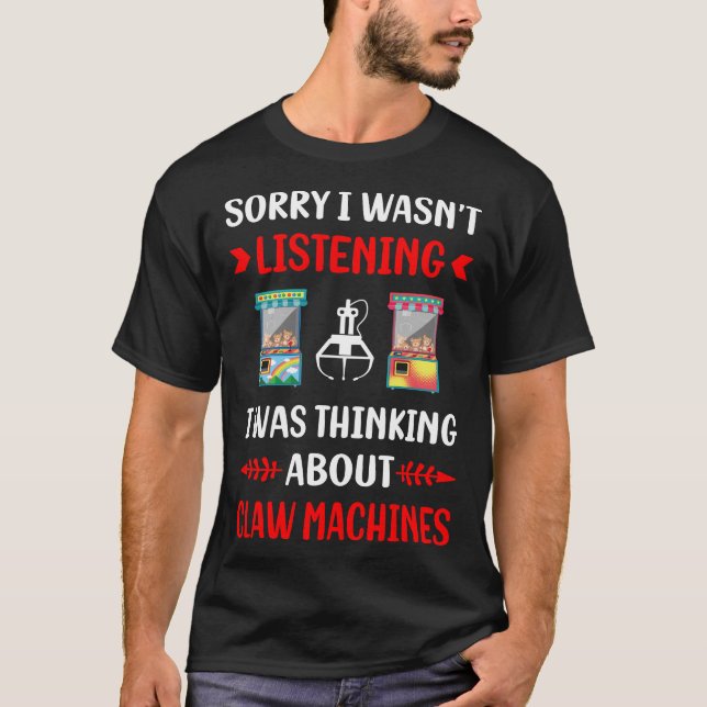 Camiseta Sem Ouvir Crane De Máquina De Crelha (Frente)