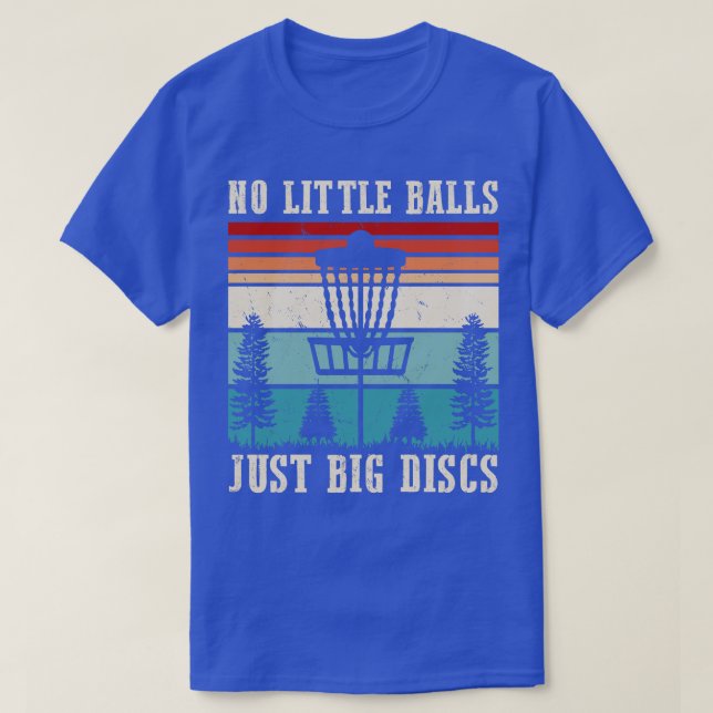 Camiseta Sem Pequenas Bolas Apenas Grandes Discos (Frente do Design)