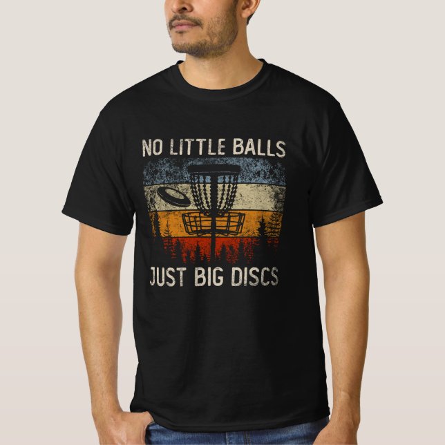 Camiseta Sem Pequenas Bolas Apenas Grandes Discos Frisbeam  (Frente)