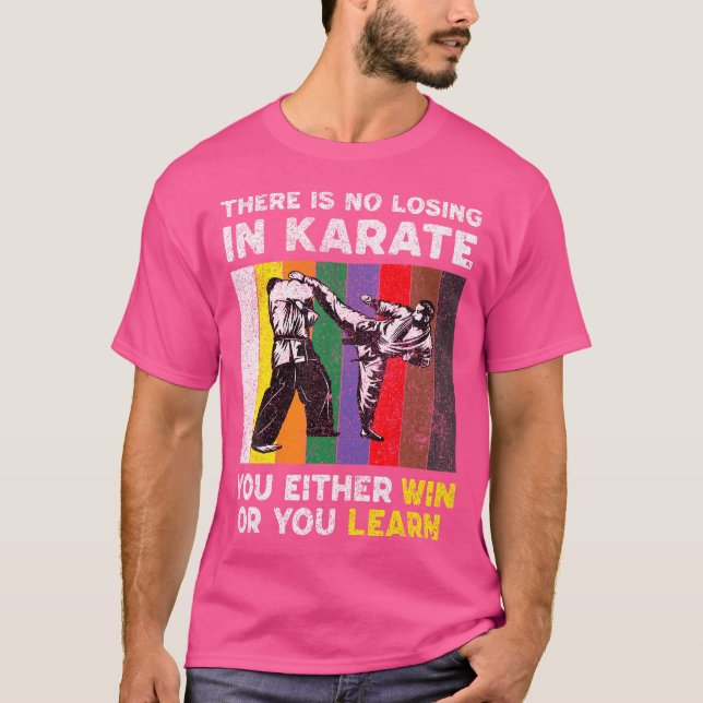 Camiseta Sem Perda No Karate Vintage Taekwondo Karate (Frente)