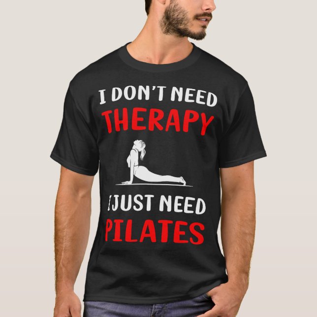 Camiseta Sem Pilatos de Terapia (Frente)
